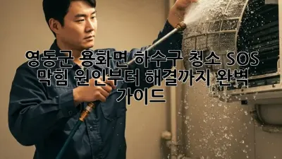💥 영동군 용화면 하수구 청소 SOS! 막힘 원인부터 해결까지 완벽 가이드 🚽